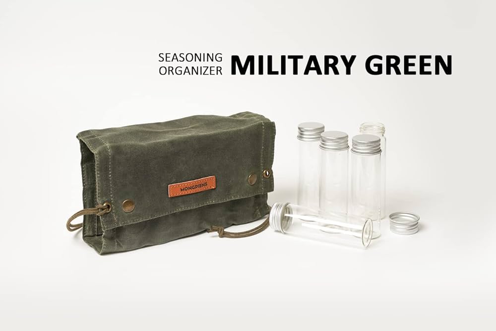 Amazon.co.jp: モンピエンス ポータブル屋外キャンプ調味料瓶